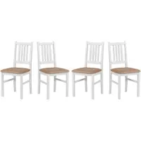 LeafDesign ESSZIMMERSTUHL - 4er-Set Bos 1 weiss zetta 292
