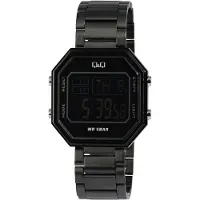 Q&Q Herrenuhr Edelstahl Datumsanzeige