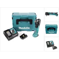 Makita DTM 51 18V Li-Ion Akku Multifunktionswerkzeug im Makpac + 1x BL 1815 N 1,5 Ah Li-Ion Akku + DC 18 RC Akku Schnellladegerät