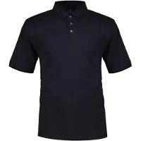 Armani Exchange für Herren. XM001290AF10366UB101 Marineblaues Piqué-Poloshirt (L), Lässig, Baumwolle, Kurzarm