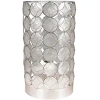 Näve Muscheltischleuchte "Shell"; Farbe: natur, silber, 350559