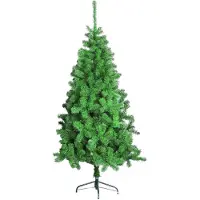Dmora Weihnachtsbaum 210 cm Oslo, Künstliche Kiefer, Realistischer Baum, Tannenbaum, 120x120 h210 cm, Grün