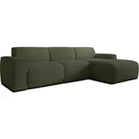 AX Living Couch Sofa L Form Didim mini Grün 310 cm breit, stilvoll R