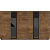 AX Living Formilo Sideboard Kommode Lefkas Eiche mit Schublade 140,4cm
