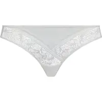 Chantelle Minislip "FLORAL TOUCH", Damen, Gr. 42, weiß (milk), Obermaterial: 75% Polyamid, 25% Elasthan, körpernah, Unterhosen Minislip, Spitze, blickdichtes Gewebe