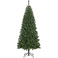 Dmora Weihnachtsbaum 180 cm Edimburgo, Künstliche Kiefer, Realistischer Baum, Tannenbaum, 79x79 h180 cm, Grün