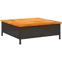 vidaXL Verkleidung für Sonnenschirmständer Schwarz 70x70x25 cm