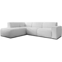 AX Living Couch Sofa L Form Didim L Silber 292 stilvoll & bequem L