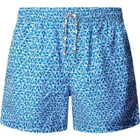 Pepe Jeans für Herren. PMB100011 Badeanzug mit blauem Aufdruck (S), Strandbekleidung, Polyester