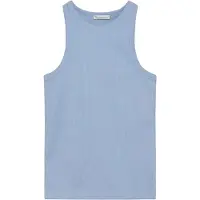 KnowledgeCotton Apparel - Women's Racer Rib Top - Top Gr L blau