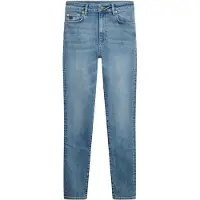 Superdry für Damen. W7011257A Jeans High Rise Skinny blau (28/32), Lässig, Baumwolle, Denim