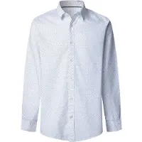 Pepe Jeans für Herren. PM3091191 Padua Hemd weiß (L), Lässig, Baumwolle, Langarm