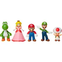 Nintendo Super Mario Bros Friends Mario Und Multipack-figur 6 Cm