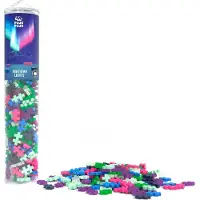 Plus plus Plus-Plus 4332 Geniales Konstruktionsspielzeug, Farbmix Nordlichter, Kreativ-Bau