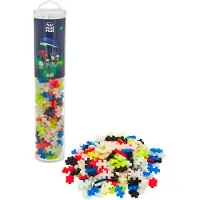 Plus plus 9604283 - 240 Kreativ Bausteine Nachtleuchtend