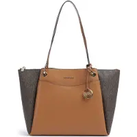 Michael Kors für Damen. 30T6GX5T7B Große braune Tote-Tasche May (OSFA), Lässig, Leder