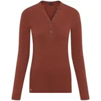 Laura scott Longsleeve mit Knopfleiste