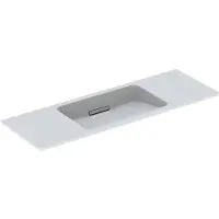 Geberit ONE Waschtisch schwebendes Design, ohne Hahnloch, mit Überlauf, 1200x400mm, 500392, 500.392.01.2, Farbe: Chrom gebürstet