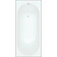 Villeroy & Boch V&B Rechteck-Badewanne Oberon 2.0 180x80cm, stone white