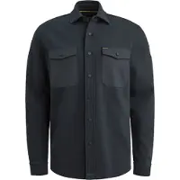 PME Legend Langarmhemd , Herren, Gr. 3XL, N-Gr, carbon, Web, Obermaterial: 100% Baumwolle, unifarben, regular fit hüftbedeckend, Rundhals, Hemden Langarmhemd, mit Druckknöpfen und Brusttaschen
