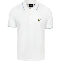 Lyle & Scott Polohemd mit Spitze in Weiß
