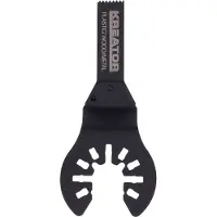 Kreator Metal 10 Mm Multitool-schneidemesser Schwarz Schwarz One Size