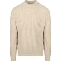 Suitable Pullover Boiled Wool Ecru - adult