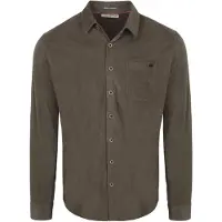 No-excess Fine Corduroy Hemd Dunkelbraun