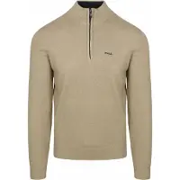 New zealand auckland (NZA) Half Zip Pullover Christopher Melange Warm Beige - 3XL