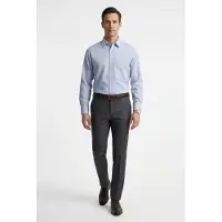 Calvin Klein Jeans "SOLID LINEN CLASSIC" Kentkragen, Regular Fit, Leinen-Viskosemix