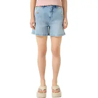 QS Shorts Sommer-Jeans-Shorts mit Zierknöpfen