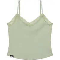 Superdry Essential Lace Trim Crop Cami Ärmelloses Oberteil