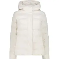 CMP Damen Jacke Padded Padded Jacket FIX Hood Weiß 34