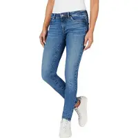 Pepe Jeans für Damen. PL204583XW6 Blaue Skinny-Jeans mit niedriger Leibhöhe (32/30), Lässig, Baumwolle, Denim