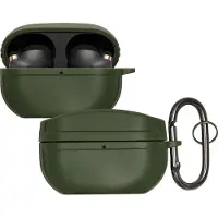 Kwmobile Hülle kompatibel mit Sony WF-1000XM5 Hülle - TPU Case - Schutzhülle für Kopfhörer - Cover in Grün