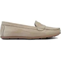 Omnio Jessa Loafers, Damen, Creme, Leder