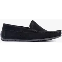 Omnio Herren-Slipper, Schwarz, aus Wildleder