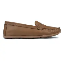 Omnio Jessa Slipper für Damen, braunes Leder