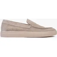 Omnio Herren-Slipper, Farbe Stone, aus Wildleder