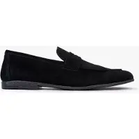 Omnio LARS Slipper für Herren, schwarz, Wildleder