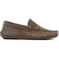 Omnio Bjorn Slipper für Herren, Armee-Optik, aus Wildleder