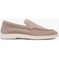 Omnio Odin Slipper für Herren, beige, aus Wildleder