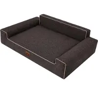 TexCorp Hundebett "Glamour" L 78×53 cm | Hundebett, Hundekissen, Bett, Kissen, Hundeliegen, Hundesofa | Doggy
