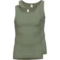 Ammann Unterhemd "2er Pack Unterhemd Day Classic", Herren, Gr. 10, N-Gr, grün (forst), Obermaterial: 75% Baumwolle CO. 25% Polyester PES., Unterhemden Unterhemd