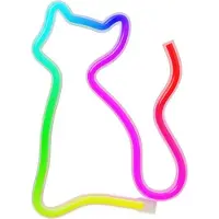 Forever Light Neon LED RGB Katze FLRN03 nachtlichter + Fernsteuerung