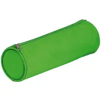 Pagna 22501-05, Weiches Federmäppchen, Nylon, Grün, Einfarbig, Reißverschluss, Pubertät
