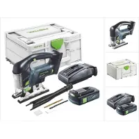 Festool CARVEX PSBC 420-Basic Akku Pendelstichsäge 18 V 120 mm Brushless + 1x Akku 3,0 Ah + Ladegerät + Systainer