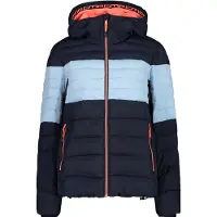CMP Damen Steppjacke WOMAN JACKET FIX HOOD 32Z4176-N950 38 - Black Blue - 38