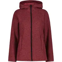 CMP Fleecejacke mit Kapuze aus Kunstfell für Damen Knit Tech