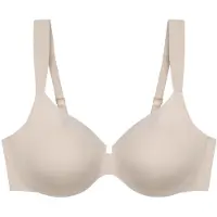Triumph 1100000002199 "Body Make-Up Illusion Curve" verkleinert die Brust optisch, breite Träger, formend, weich
